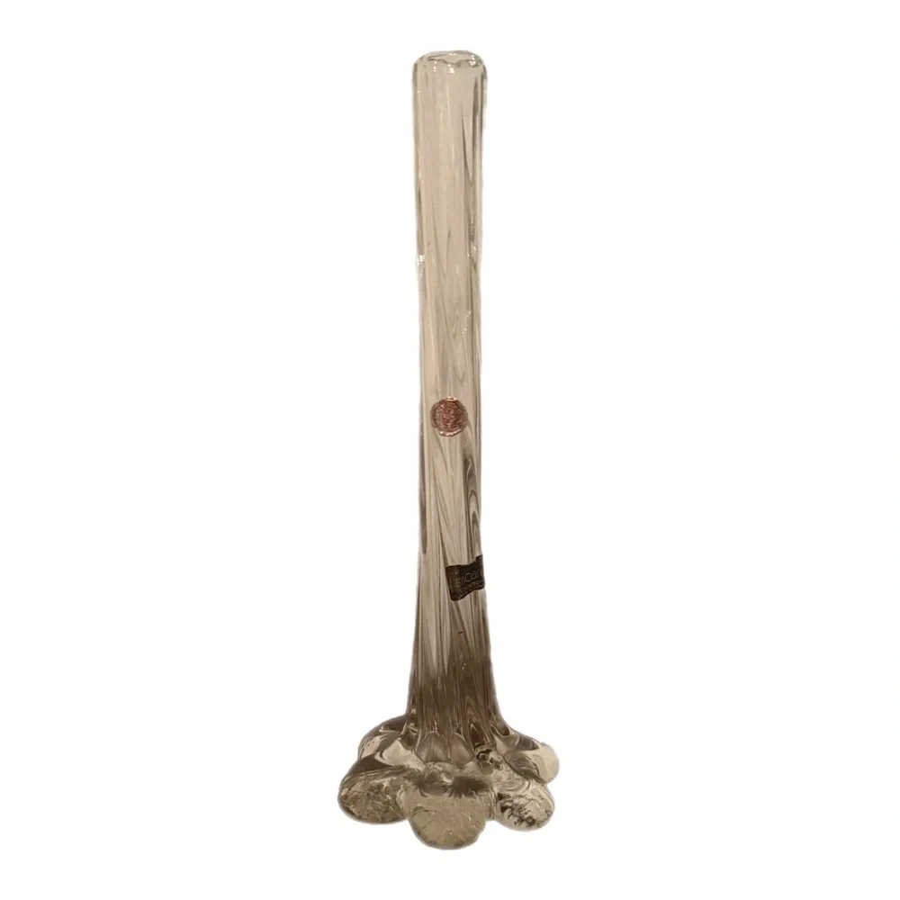 Toscany Twisted Stem Bud Vase Petal Elephant Foot Base Valentine’s Day Whimsy